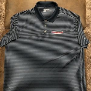 Nike Chicago Bears Polo Shirt Alumi Navy NWOT